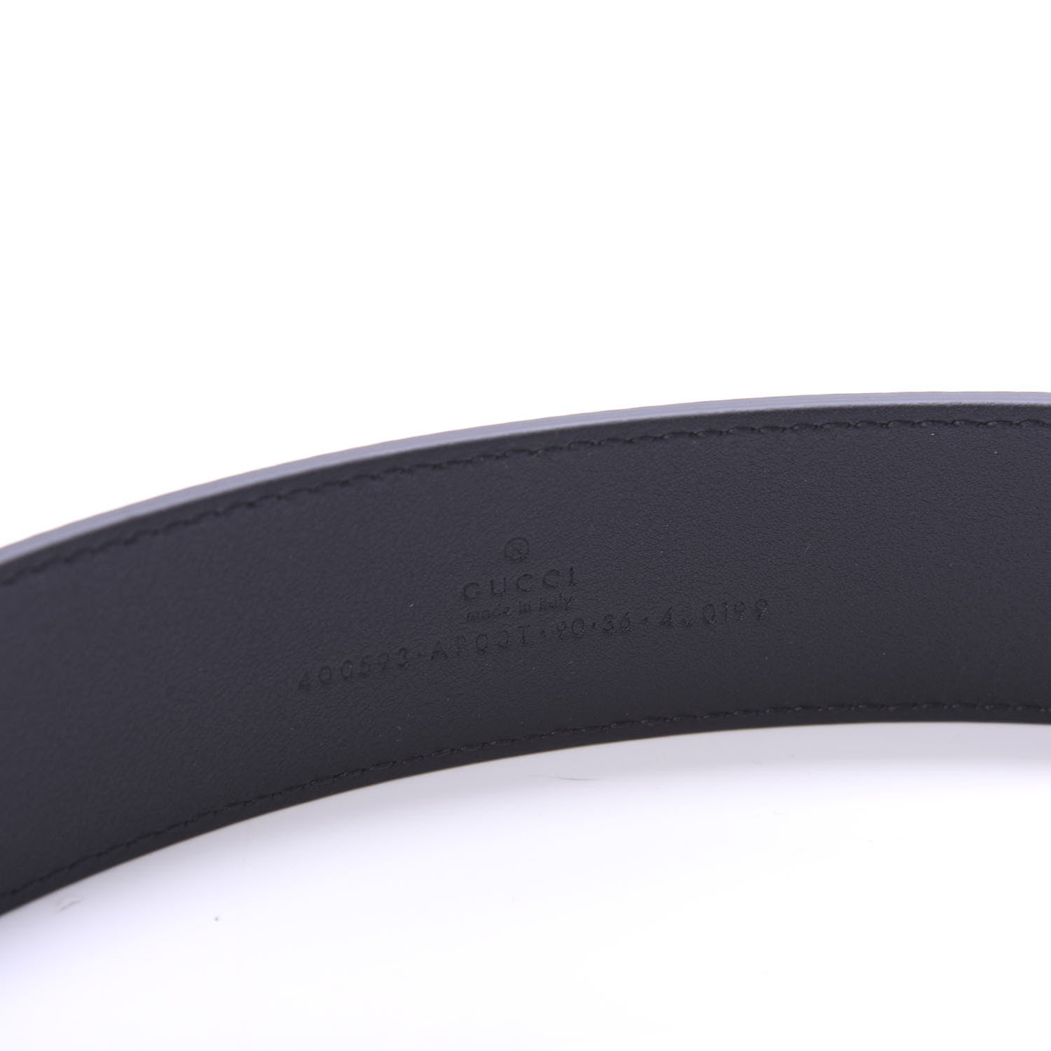 Gucci Calfskin Double G 40mm Belt 90 36 Black 5 of 5