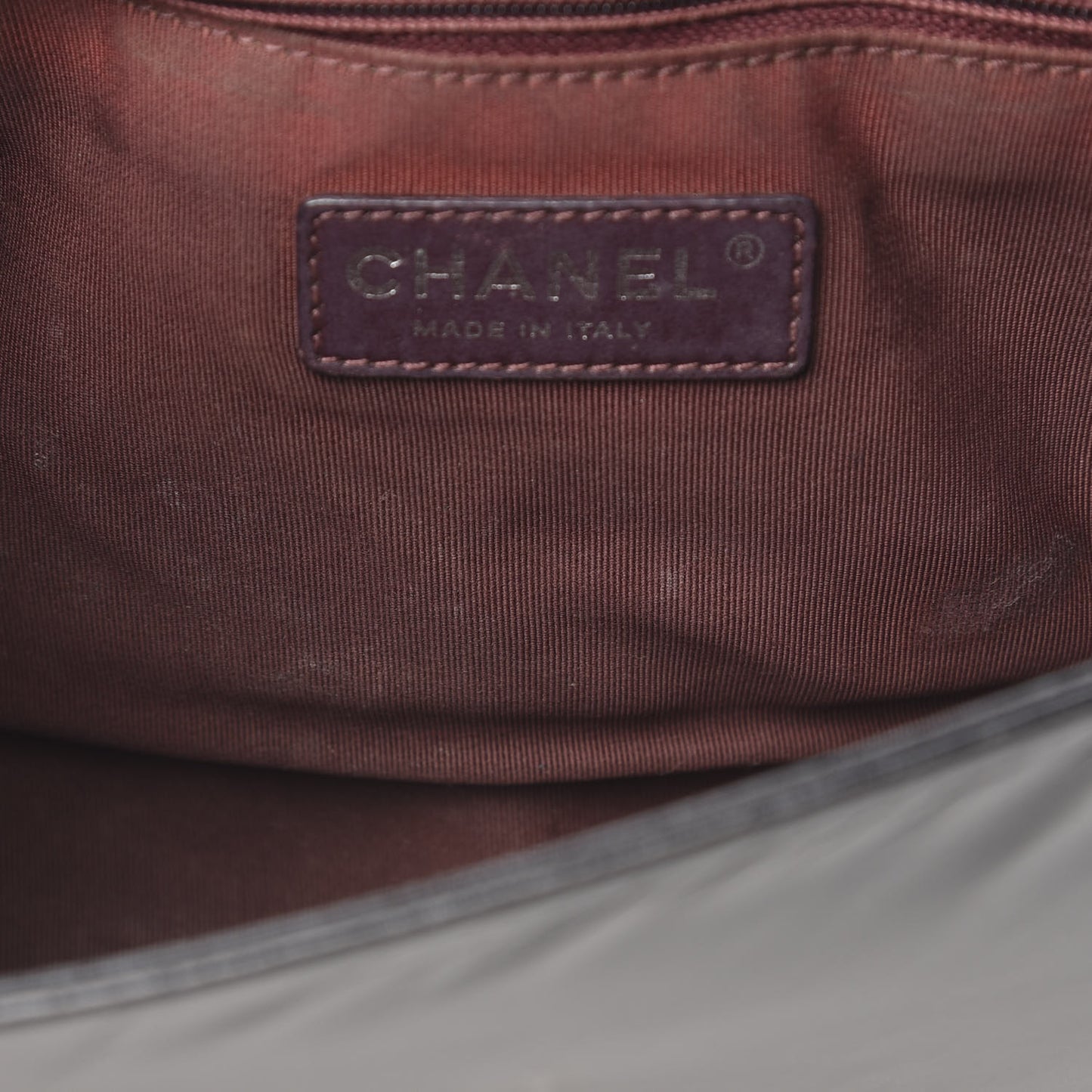 Glazed Calfskin Quilted Medium Coco Boy Flap Black
