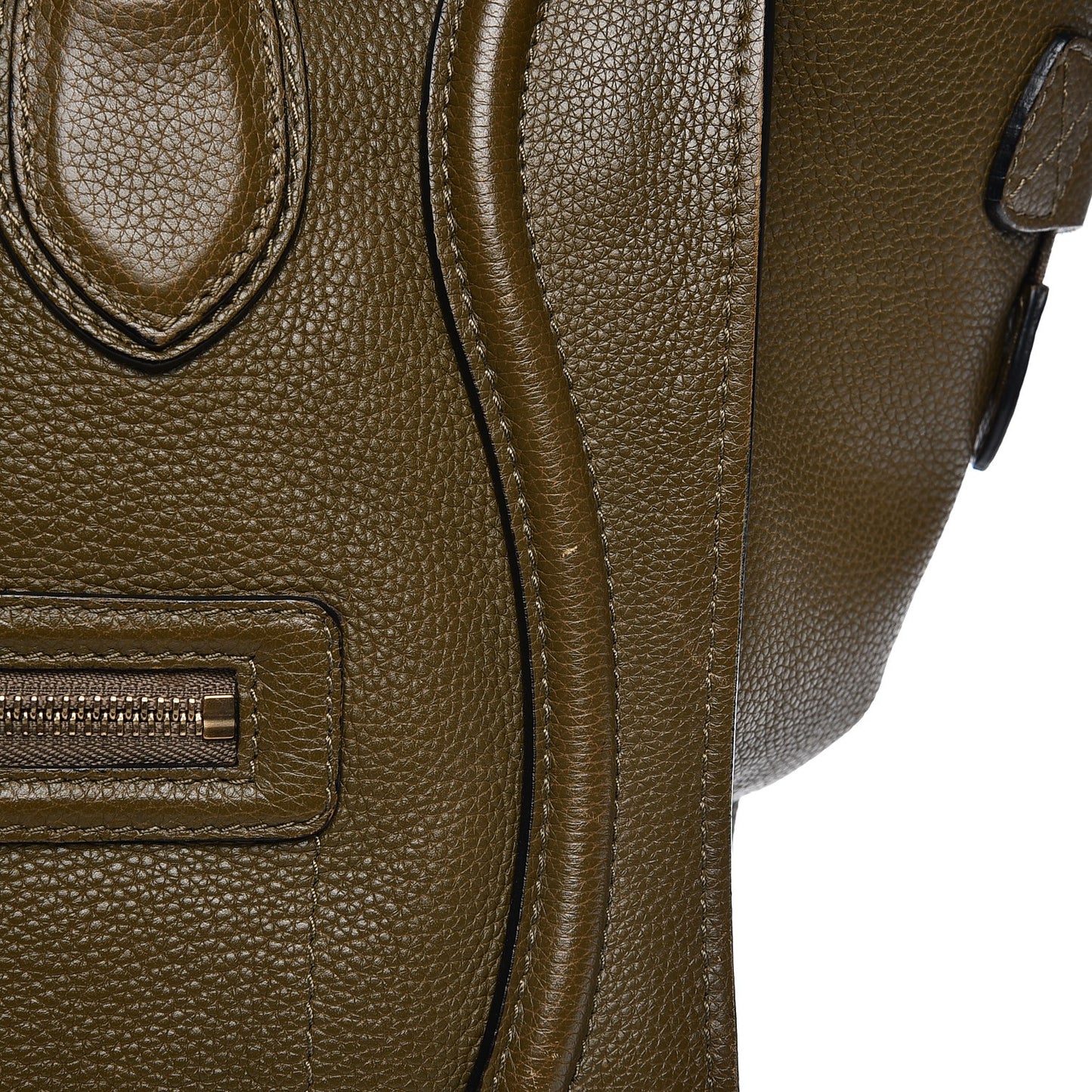 Drummed Calfskin Mini Luggage Jungle