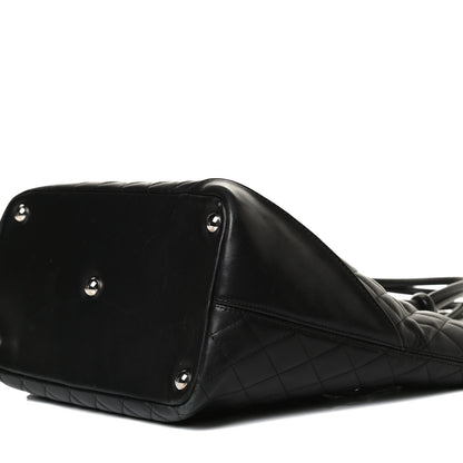 Chanel Calfskin Quilted Large Cambon Tote Black 10 of 19