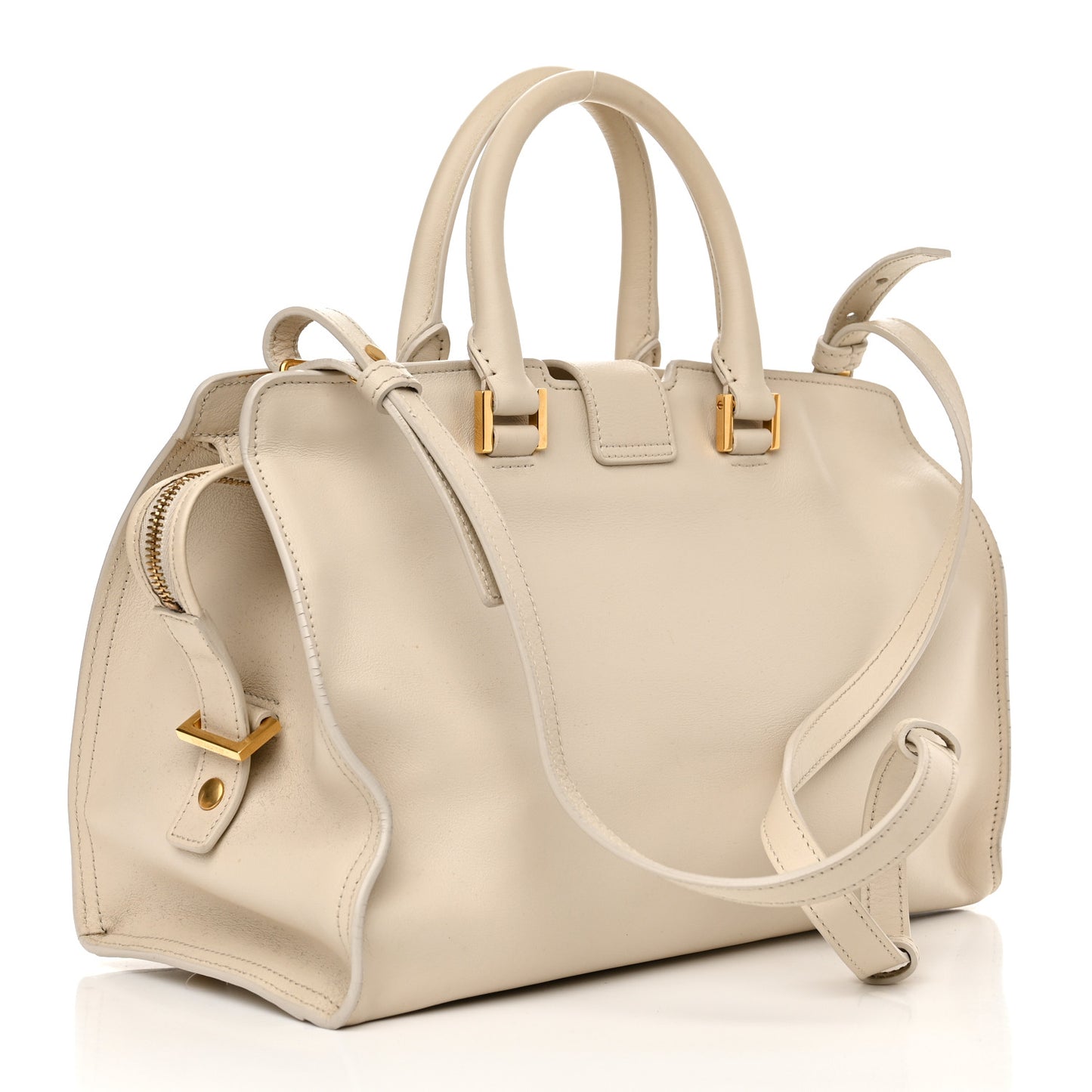 Calfskin Small Classic Y Cabas Beige