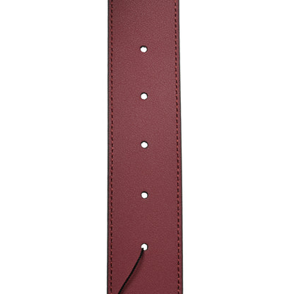 Gucci GG Supreme Monogram Blooms Moon Calfskin Interlocking G 37mm Belt 75 30 Beige Ebony Multicolor Dry Rose 4 of 5