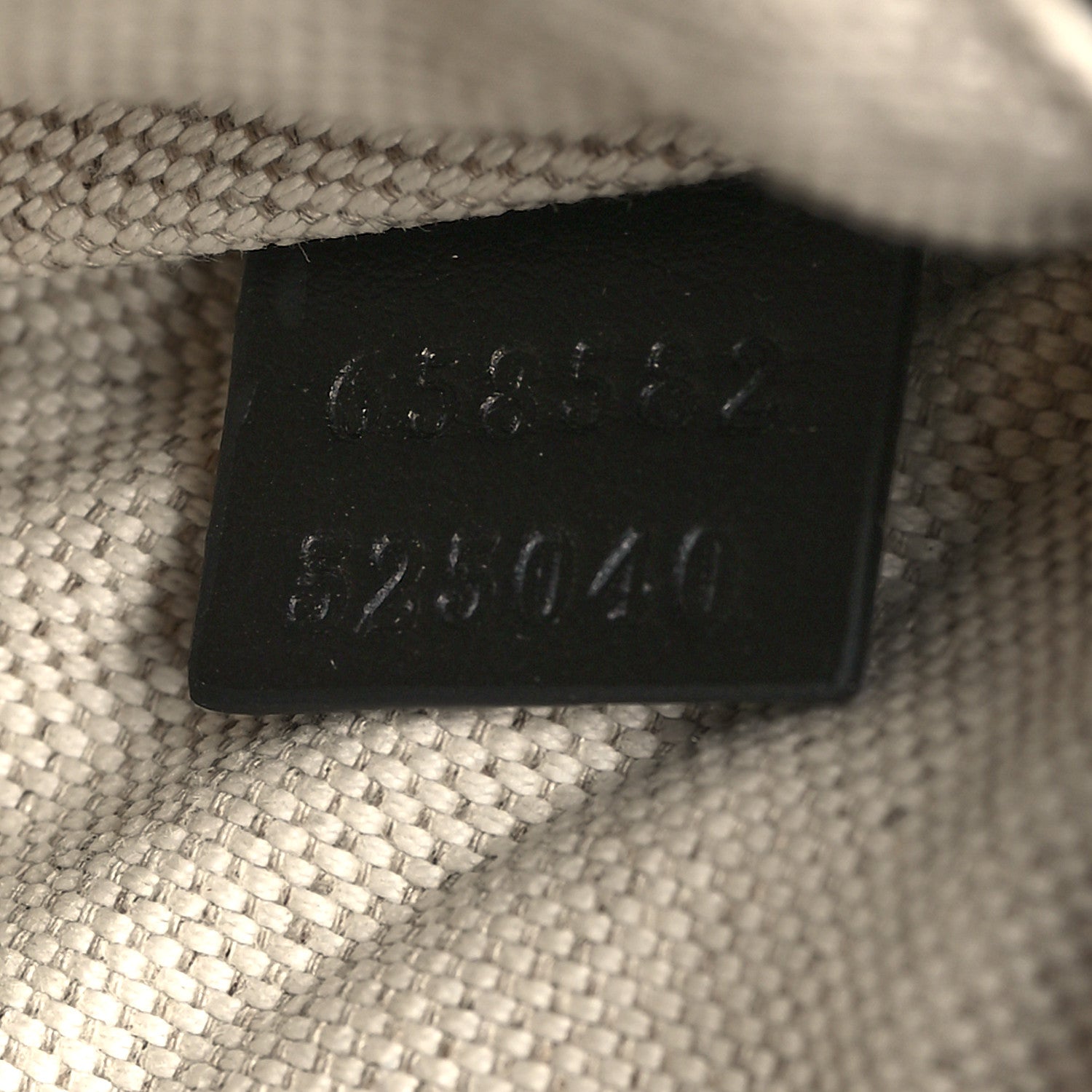 Gucci Calfskin GG Tennis Embossed Belt Bag Black 7 of 11
