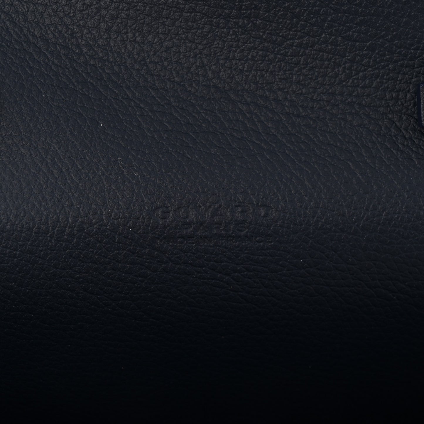 Goyardine Calfskin Chypre Wallet Pouch Navy