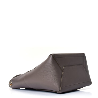 Celine Soft Grained Calfskin Sangle Bucket Bag Taupe 3 of 4