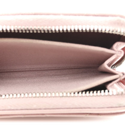 Chanel Caviar Quilted Zip Coin Purse Light Pink 5 of 8