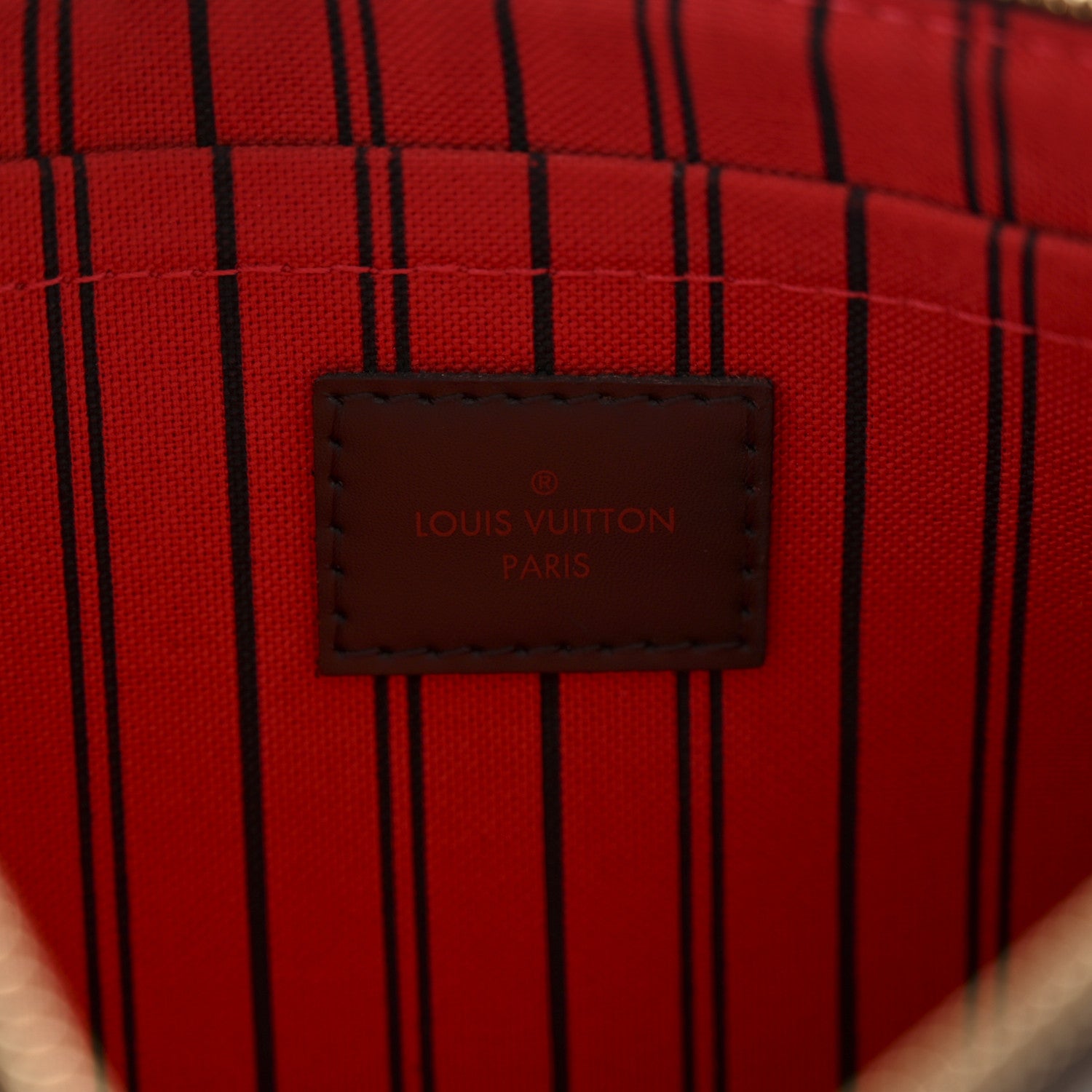 Louis Vuitton Damier Ebene Neverfull MM GM Pochette 6 of 9