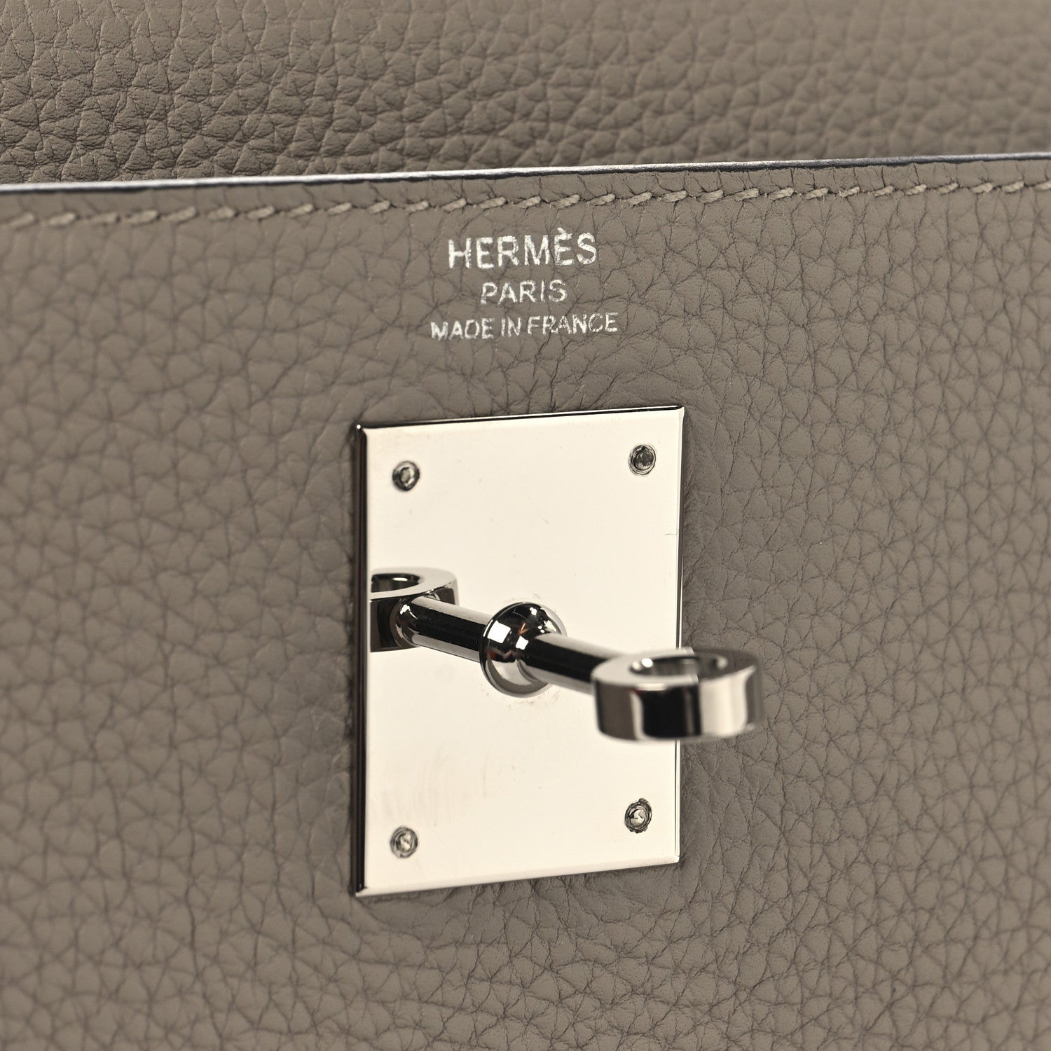 Hermes Togo Kelly Retourne 28 Gris Tourterelle 6 of 13