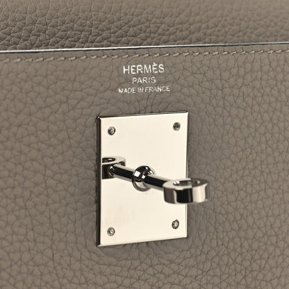 Hermes Togo Kelly Retourne 28 Gris Tourterelle 6 of 13