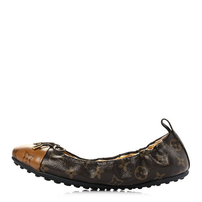 Louis Vuitton Reverse Patent Monogram Flirty Ballerina Flats 41 1 of 8