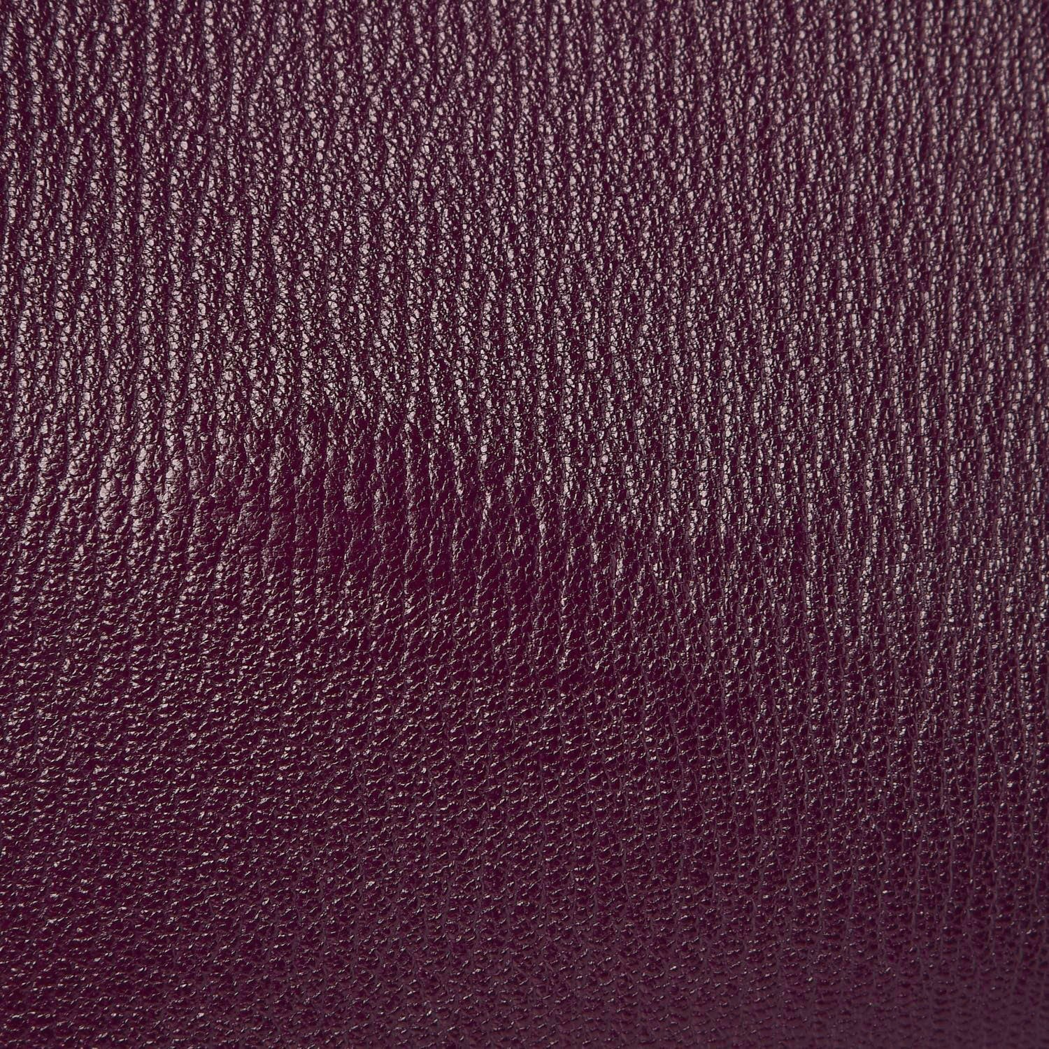 Hermes Chevre Mysore Bi-Color Horseshoe Birkin 30 Raisin Bleu Electrique 25 of 36