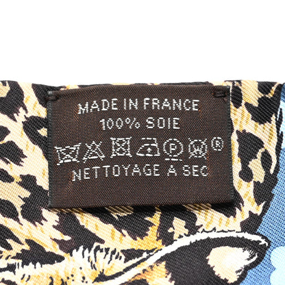 Hermes Silk Jungle Love Twilly Gris Bleuete Vert 3 of 4