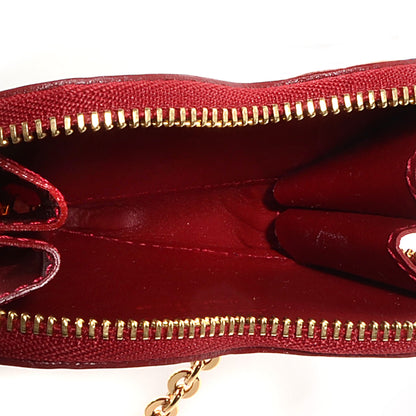 Louis Vuitton Vernis Rayures Coeur Heart Coin Purse Pomme D'Amour 5 of 7