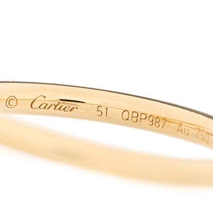 Cartier 18K Yellow Gold Small Juste Un Clou Ring 51 5.75 3 of 4