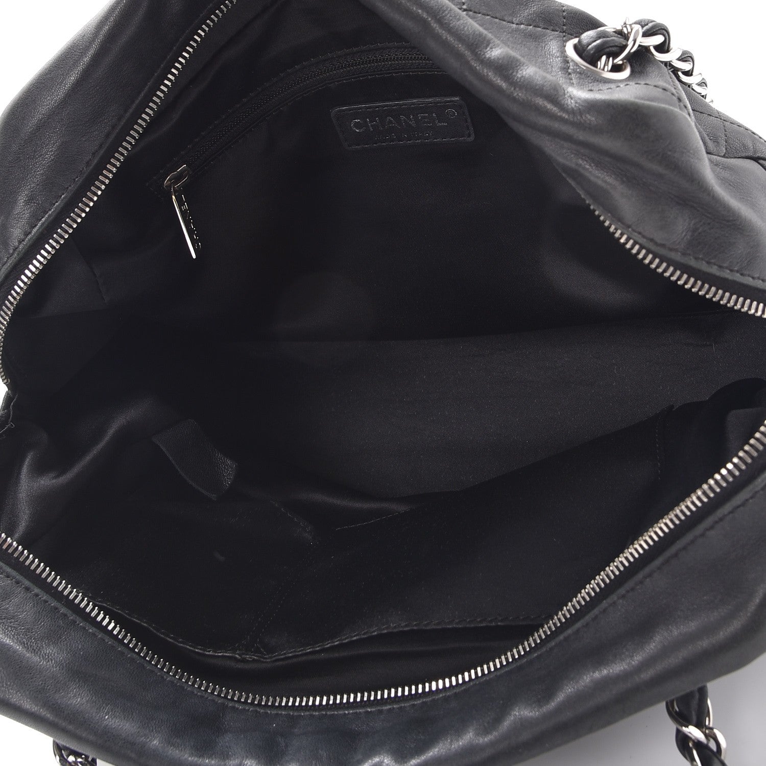 Chanel Lambskin Quilted Small Camera Case Black 5 of 14