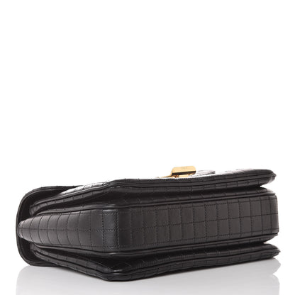 Celine Calfskin Quilted Medium C Bag Black 4 of 9