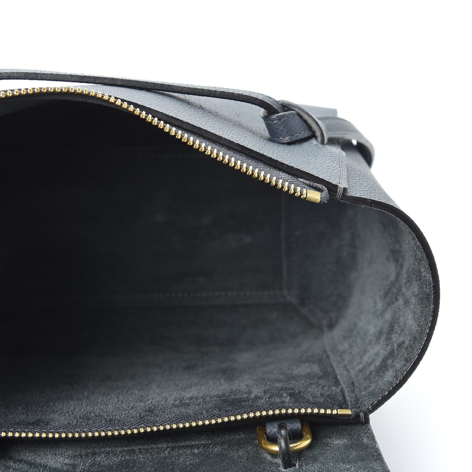 Celine Grained Calfskin Nano Belt Bag Slate 4 of 11