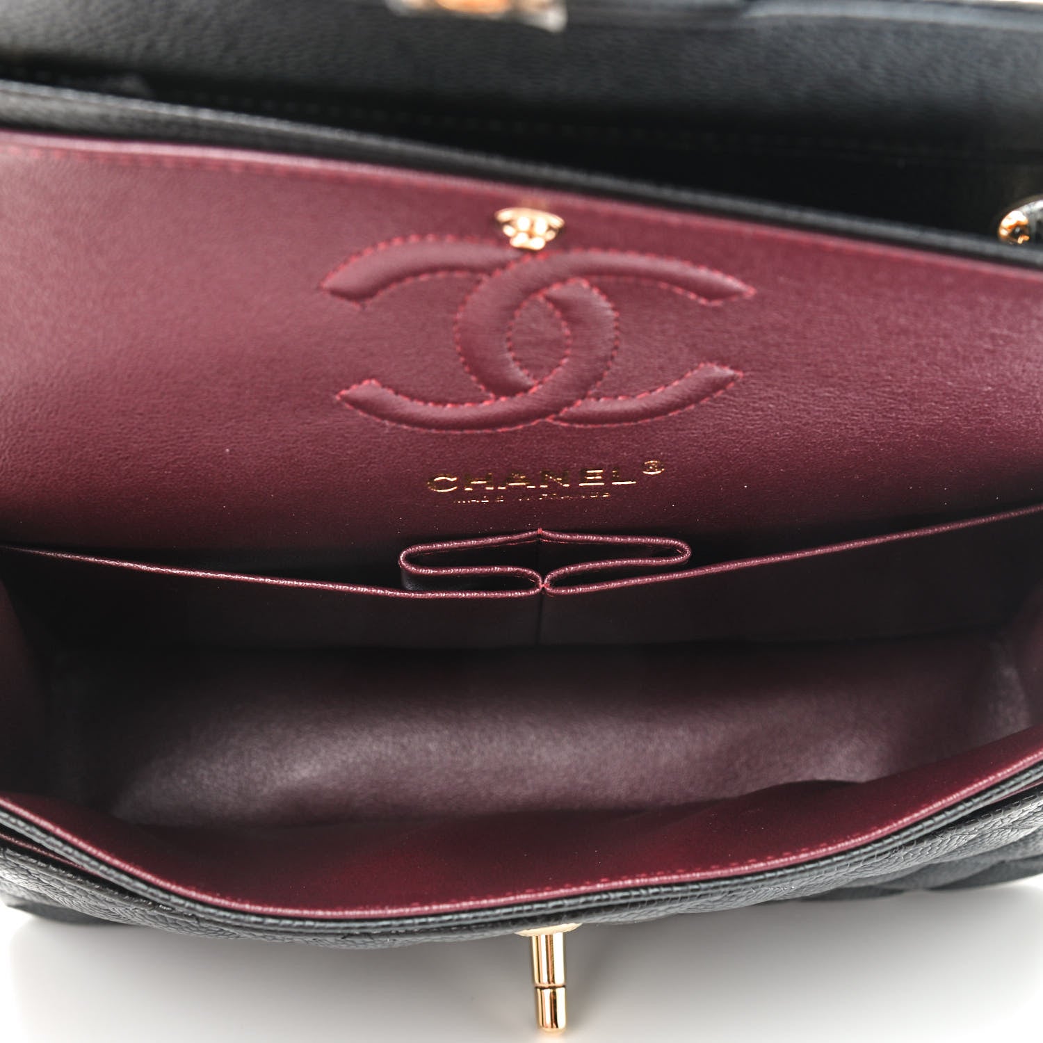 Chanel Caviar Quilted Small Double Flap Black 5 of 9