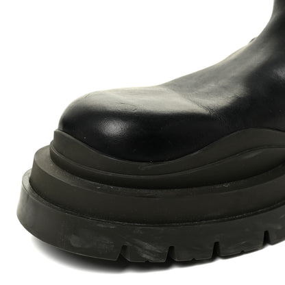 Bottega Veneta Calfskin The Tire High Boots 41 Black Camping 18 of 19