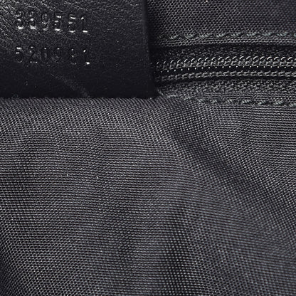 Gucci Guccissima Large GG Charm Convertible Dome Satchel Black 7 of 10