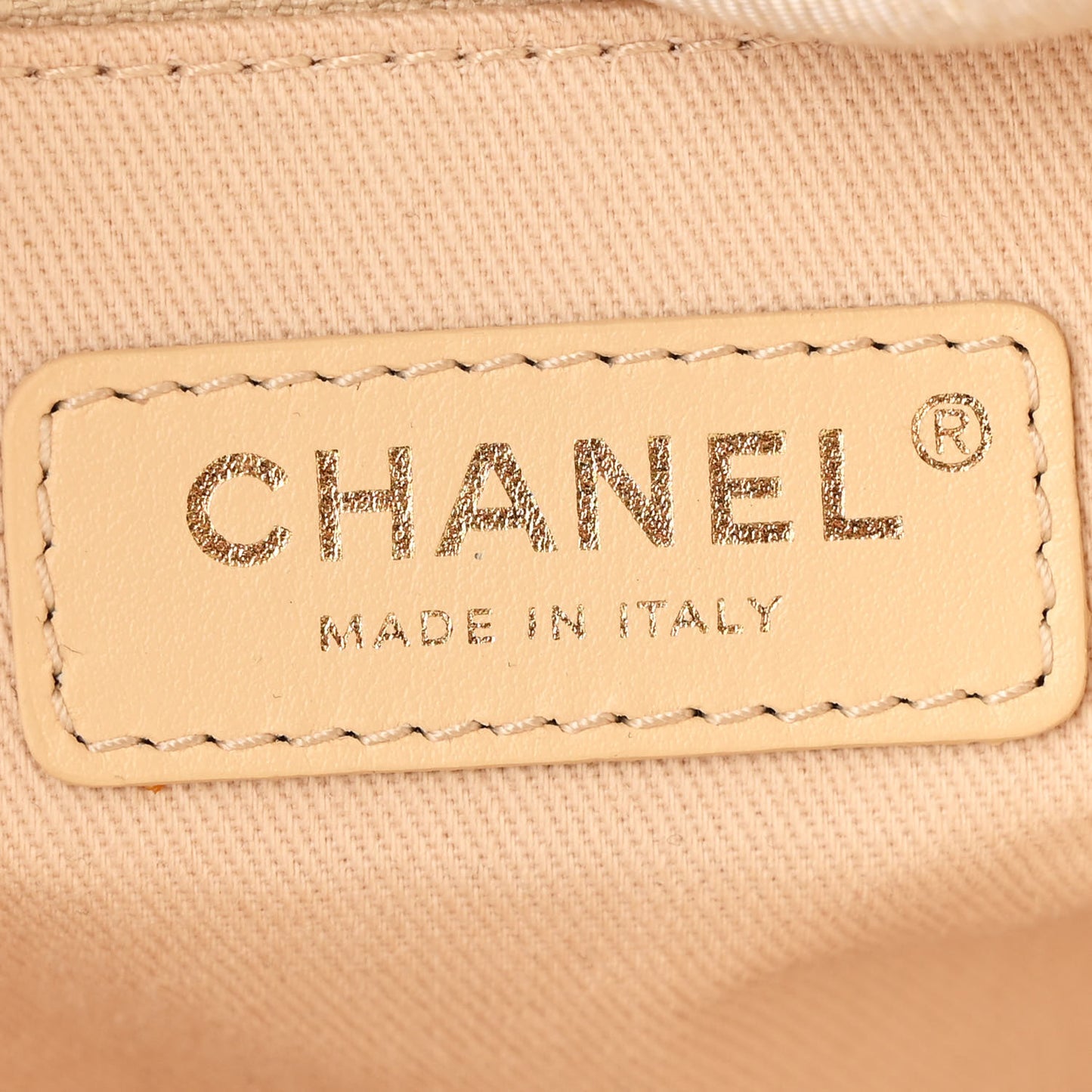 Canvas Large Deauville Tote Ivory