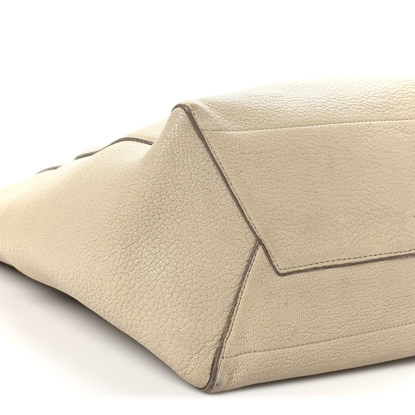 Goatskin Sangle Bucket Bag Dune