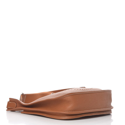 Hermes Taurillon Clemence Evelyne III PM Gold 4 of 14