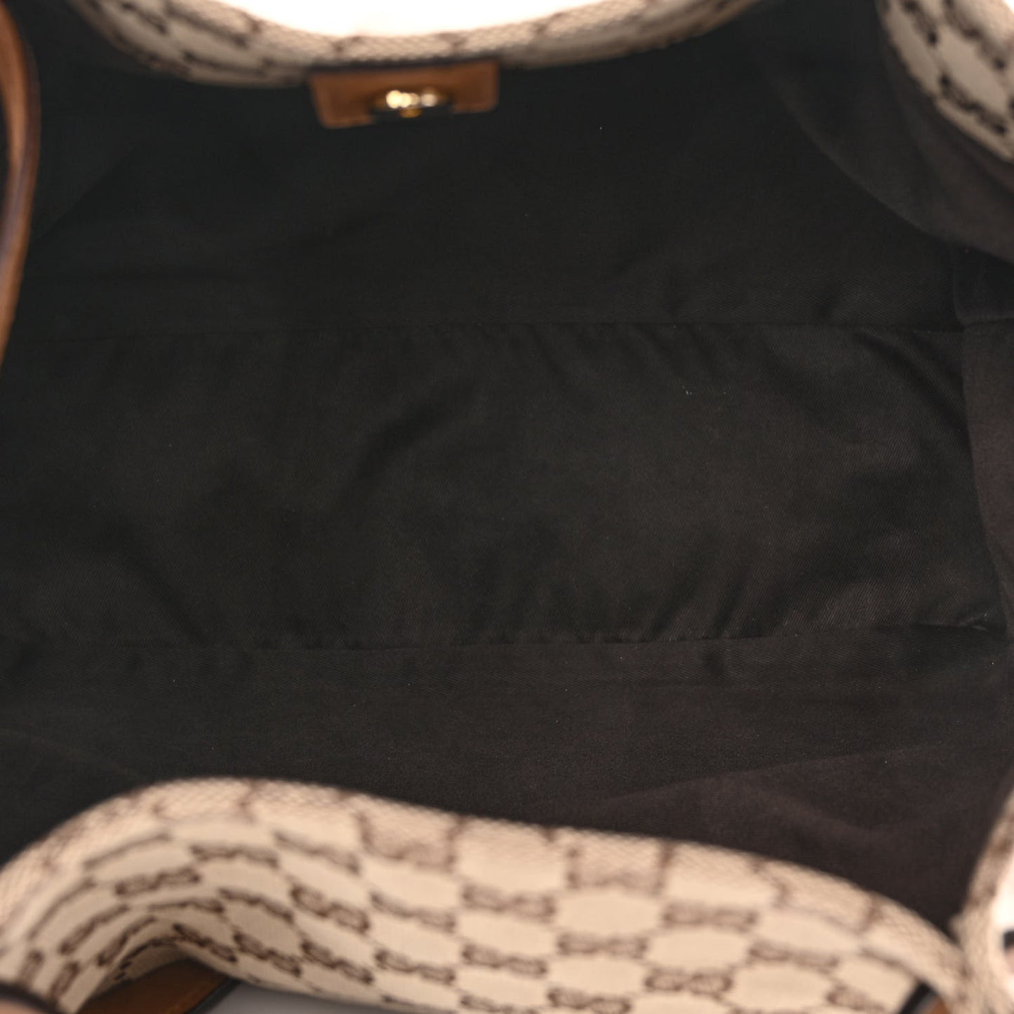 Monogram Calfskin Tote Brown