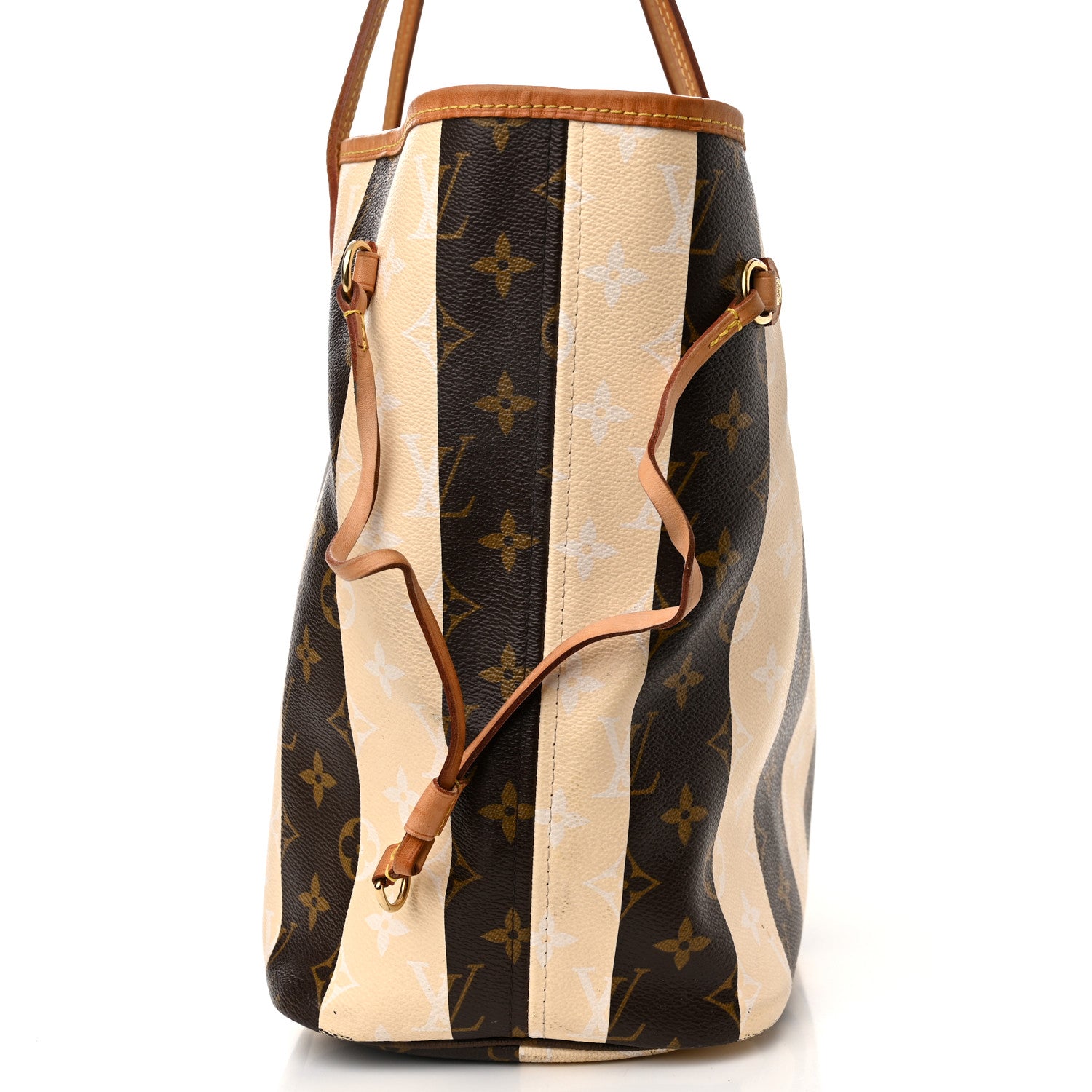 Louis Vuitton Monogram Rayures Neverfull MM 17 of 22