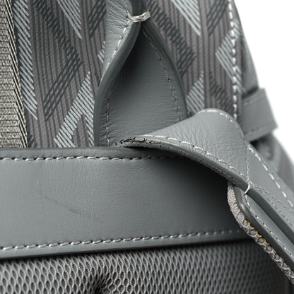 Christian Dior Coated Canvas CD Diamond Flap Backpack Gray 11 of 11