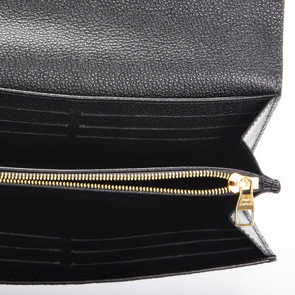 Louis Vuitton Empreinte Sarah Wallet NM Black 5 of 6