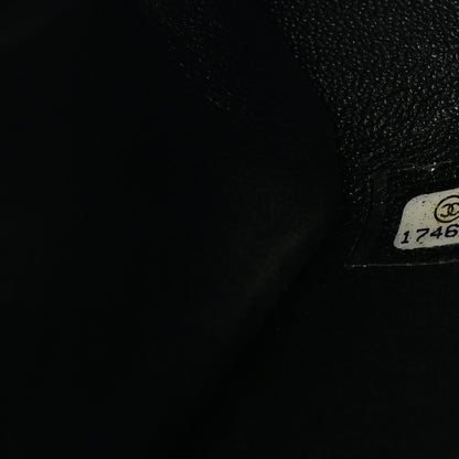 Chanel Lambskin Mineral Nights Pochette Wristlet Black 7 of 17