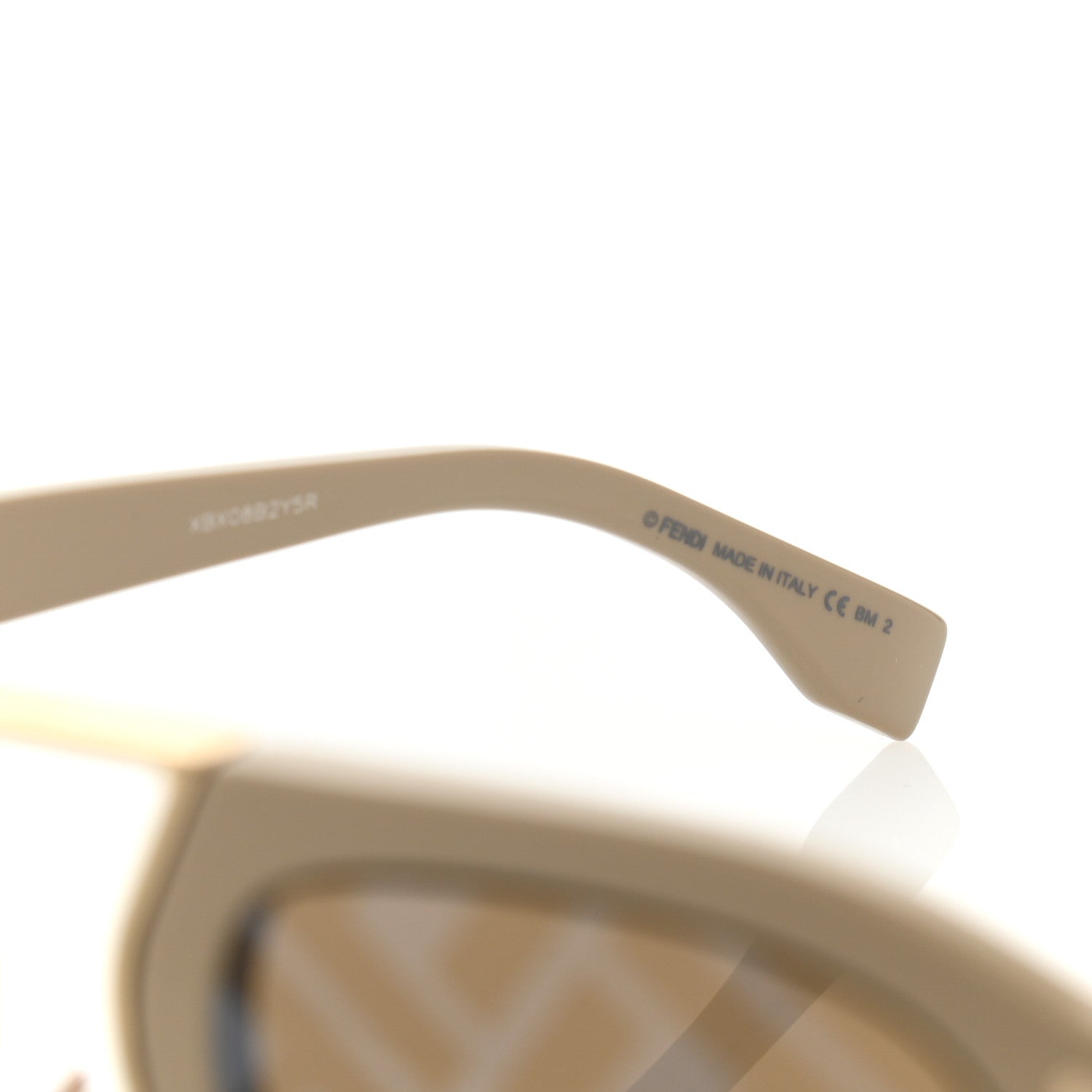 Fendi Acetate FF Aviator Sunglasses FF M0105/S Beige 6 of 7