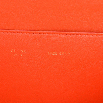 Celine Python Suede Medium Trapeze Fluo Orange 6 of 6