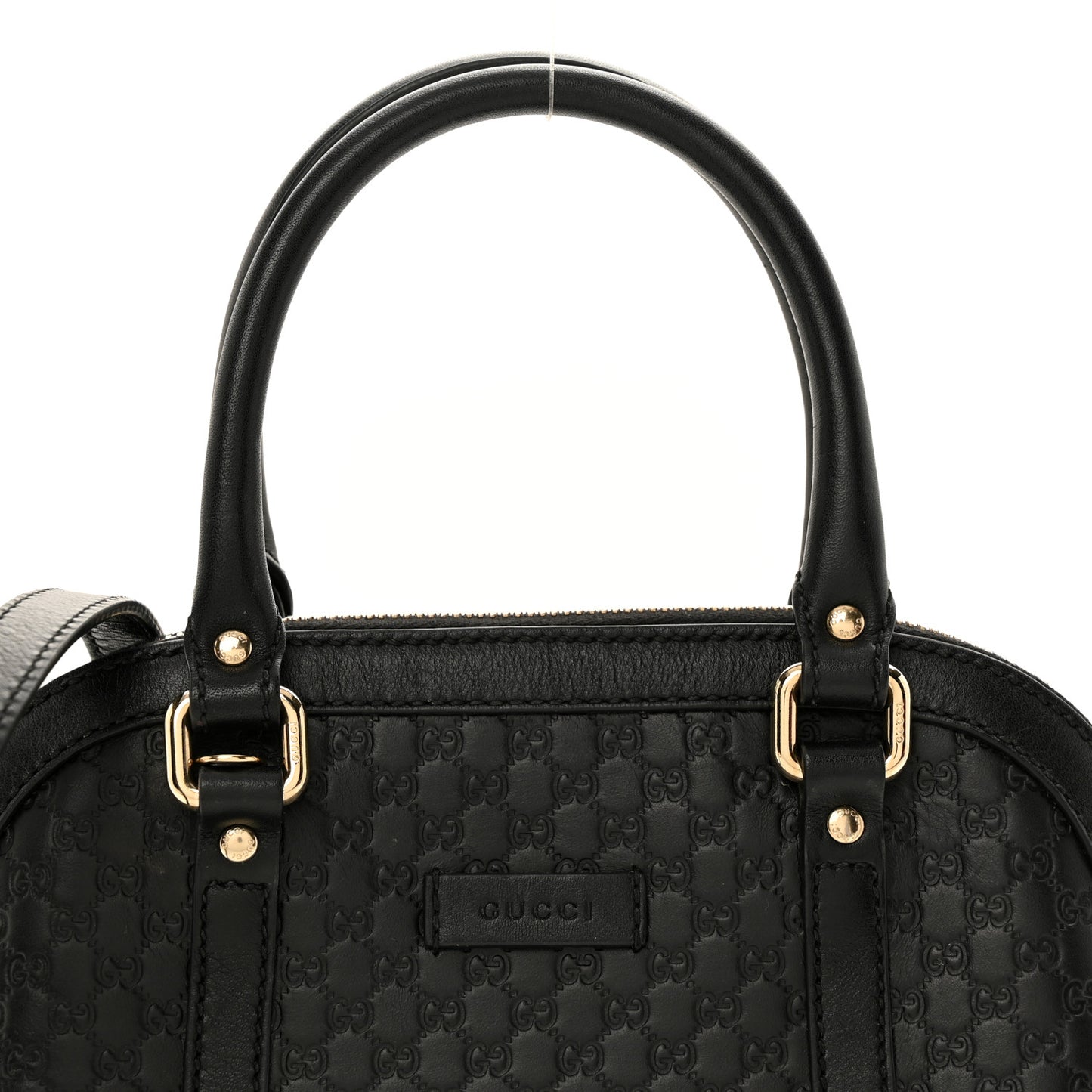 Microguccissima Mini Dome Bag Black