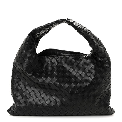 Bottega Veneta Calfskin Intrecciato Small Hop Black 1 of 10
