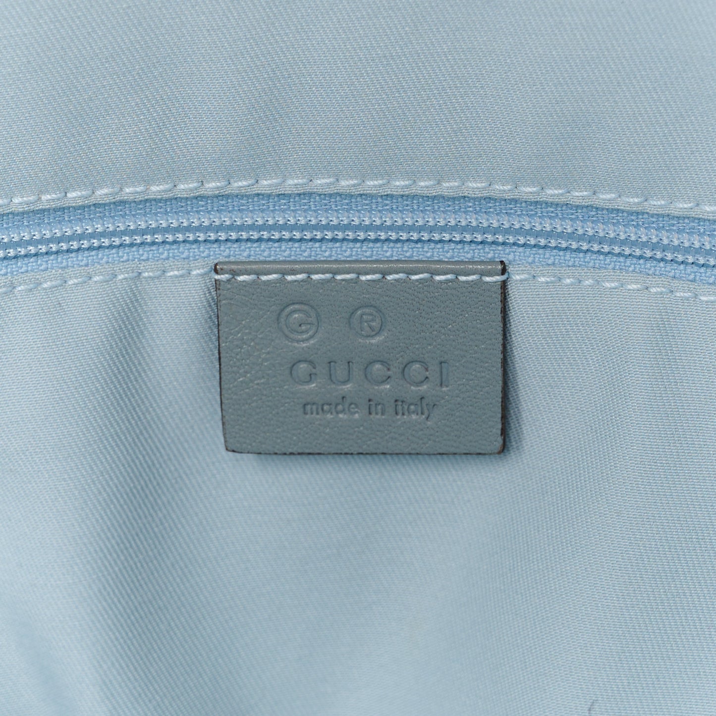 Guccissima Small Tote Bag Light Blue