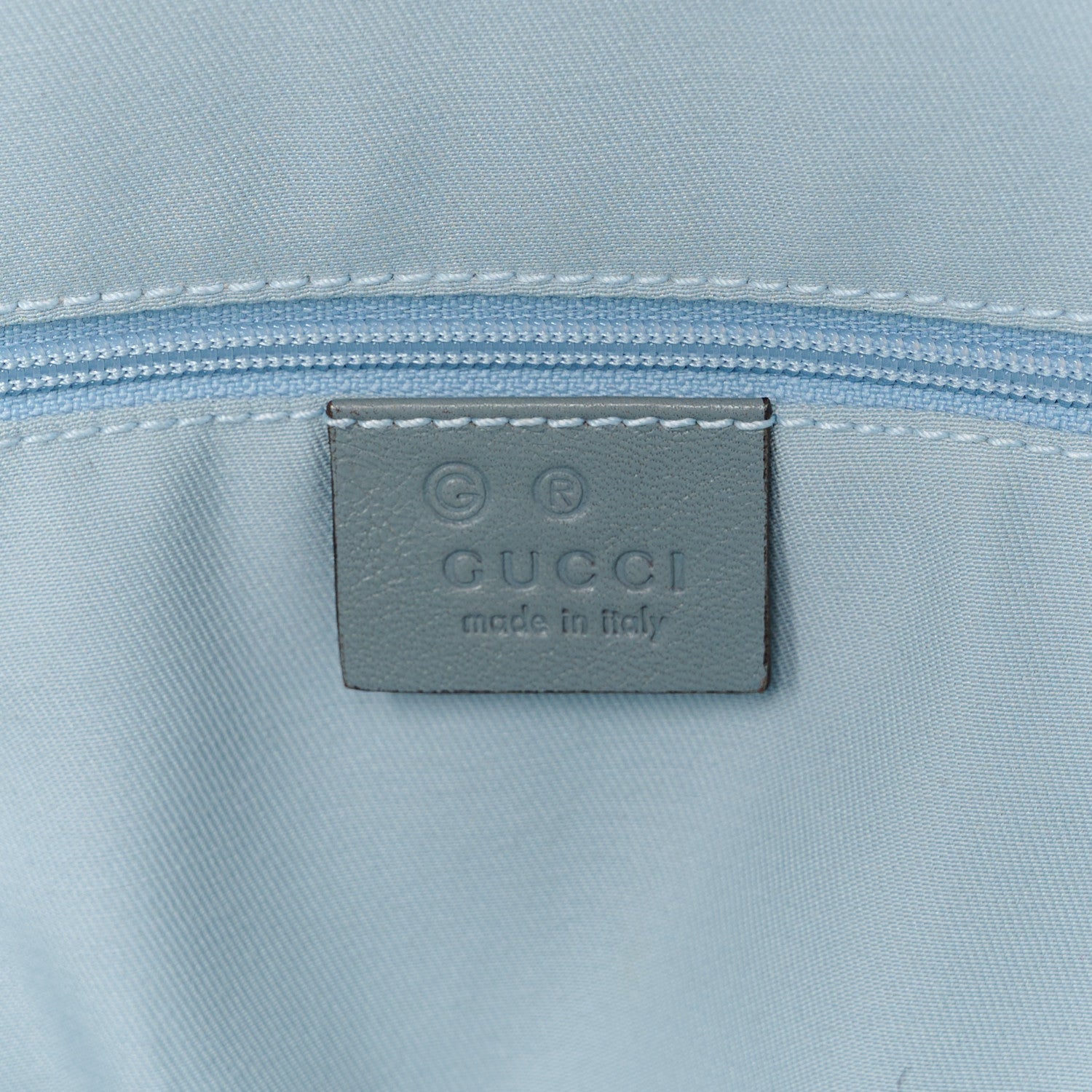 Gucci Guccissima Small Tote Bag Light Blue 6 of 11