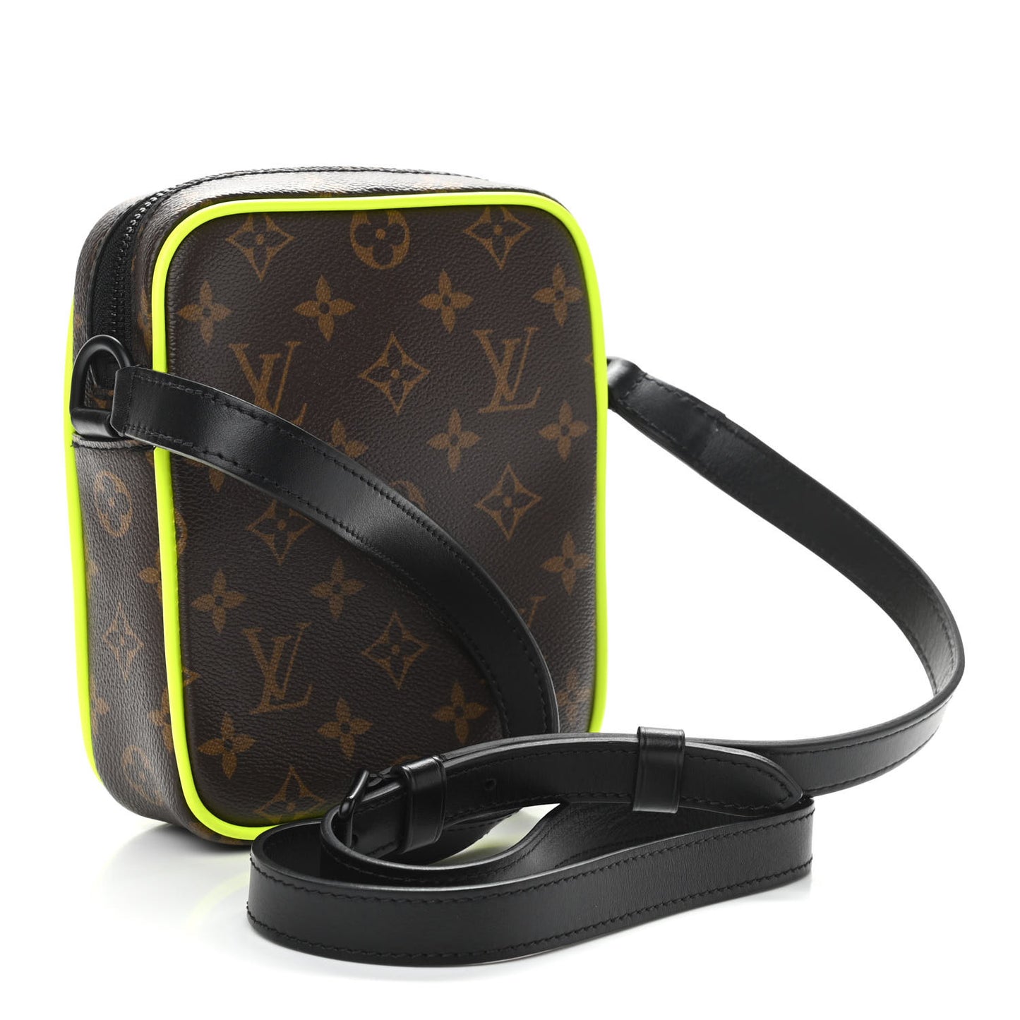 Monogram Macassar Christopher Wearable Wallet Fluorescent Yellow