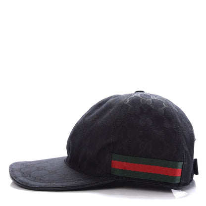 Gucci Monogram Web Baseball Hat M Black 4 of 8