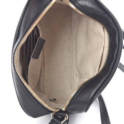 Gucci Pebbled Calfskin Small Soho Disco Bag Black 5 of 11