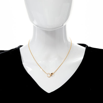 Cartier 18K Yellow Gold Interlocking LOVE Necklace 2 of 4