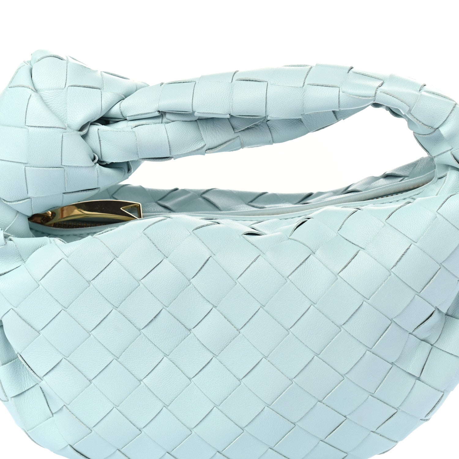 Bottega Veneta Nappa Intrecciato Mini Jodie Teal Washed 8 of 10