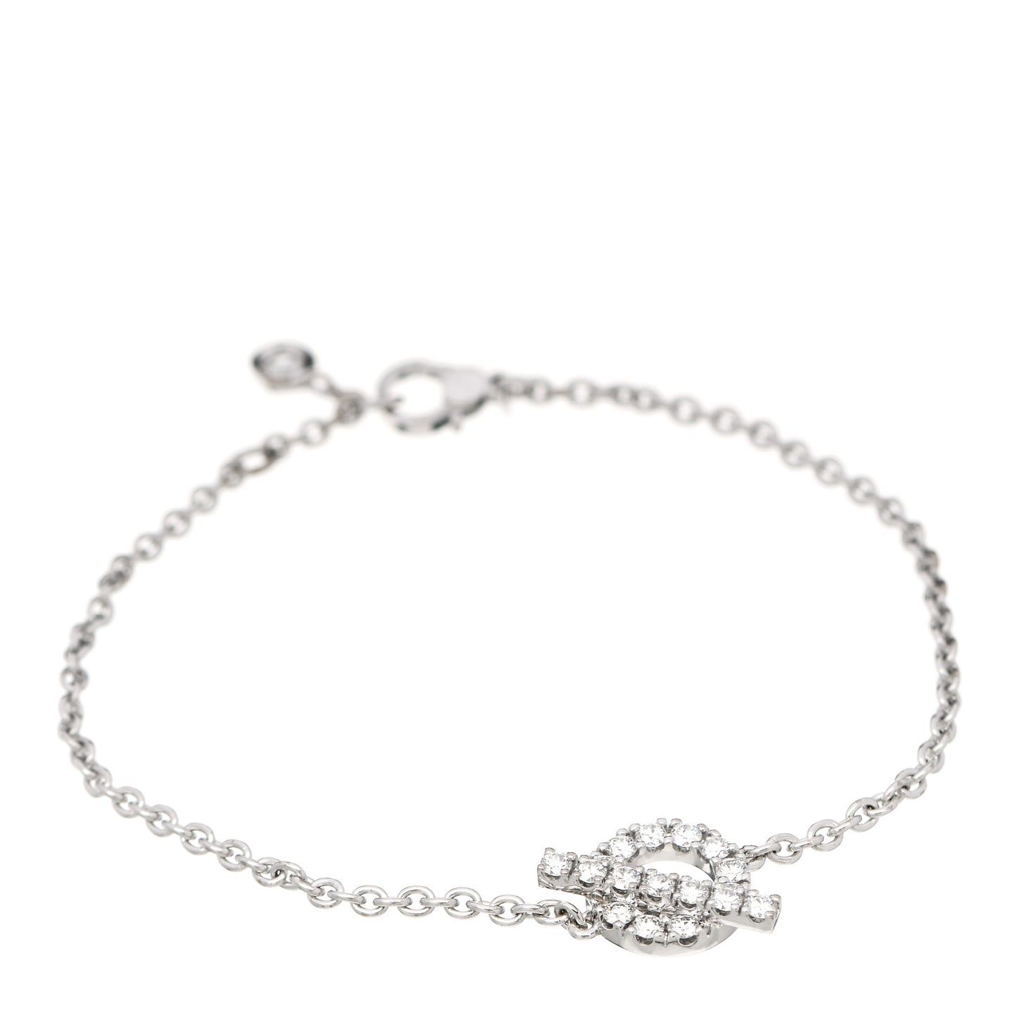 18K White Gold Diamond Finesse Bracelet ST