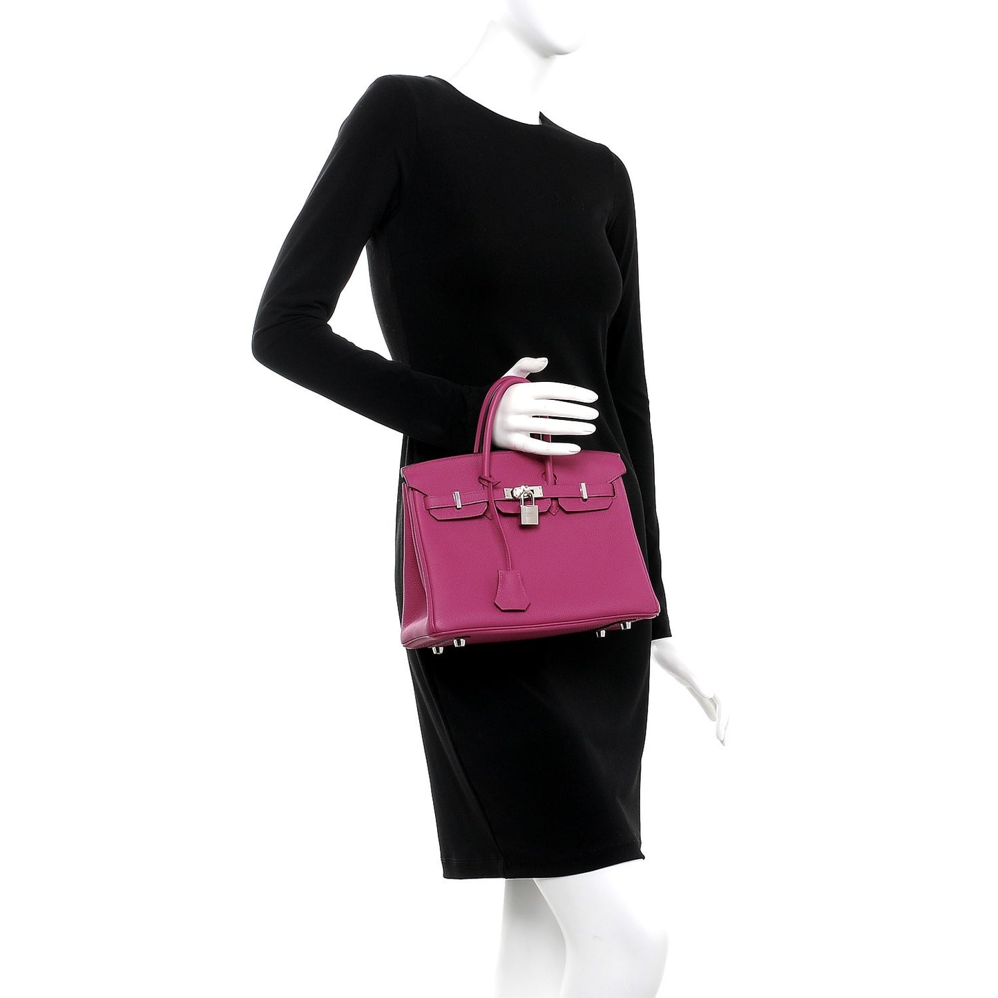 Togo Birkin 25 Rose Pourpre