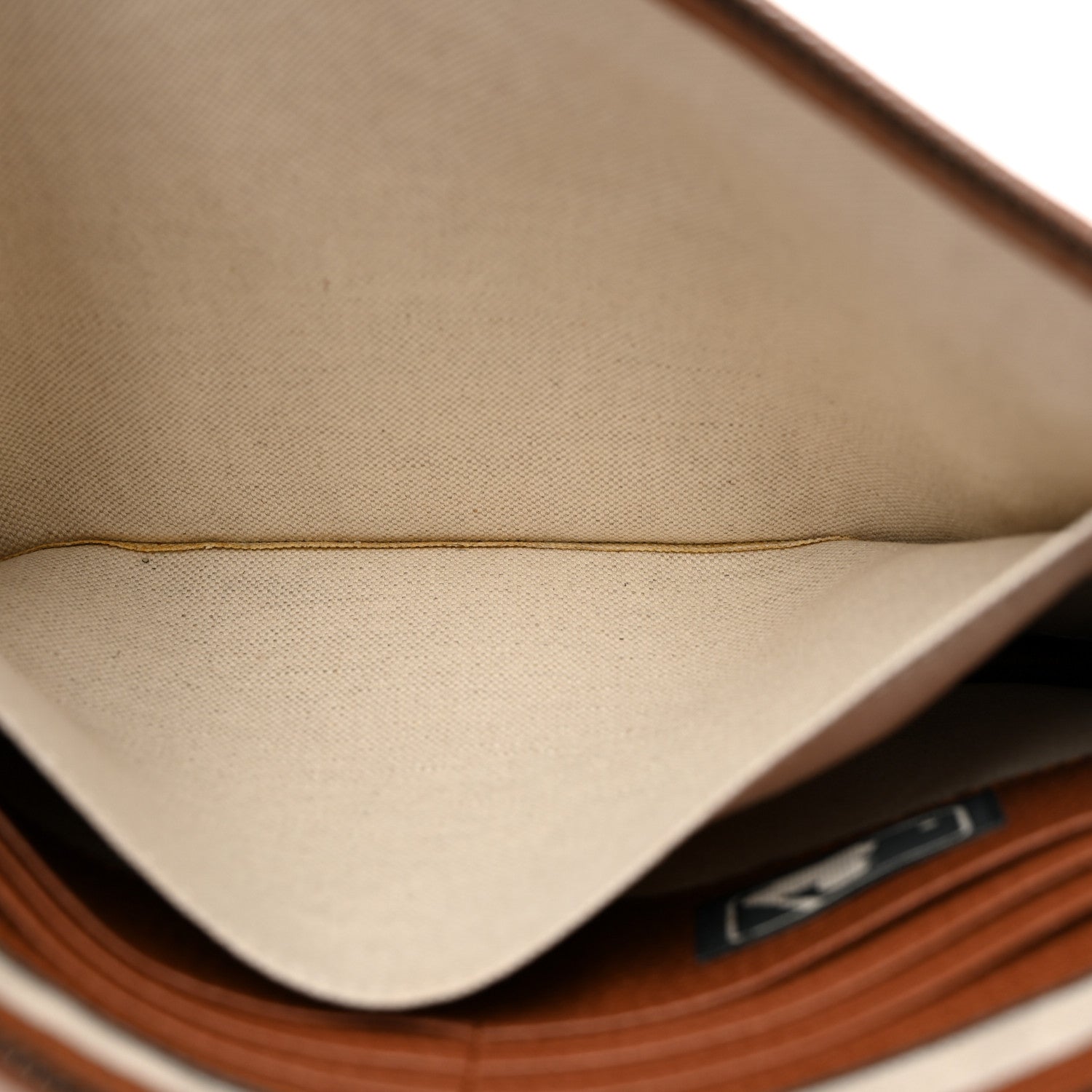 Gucci X MLB GG Monogram NY Yankees Zip Wristlet Pouch Beige Ruggine Ivory 9 of 9