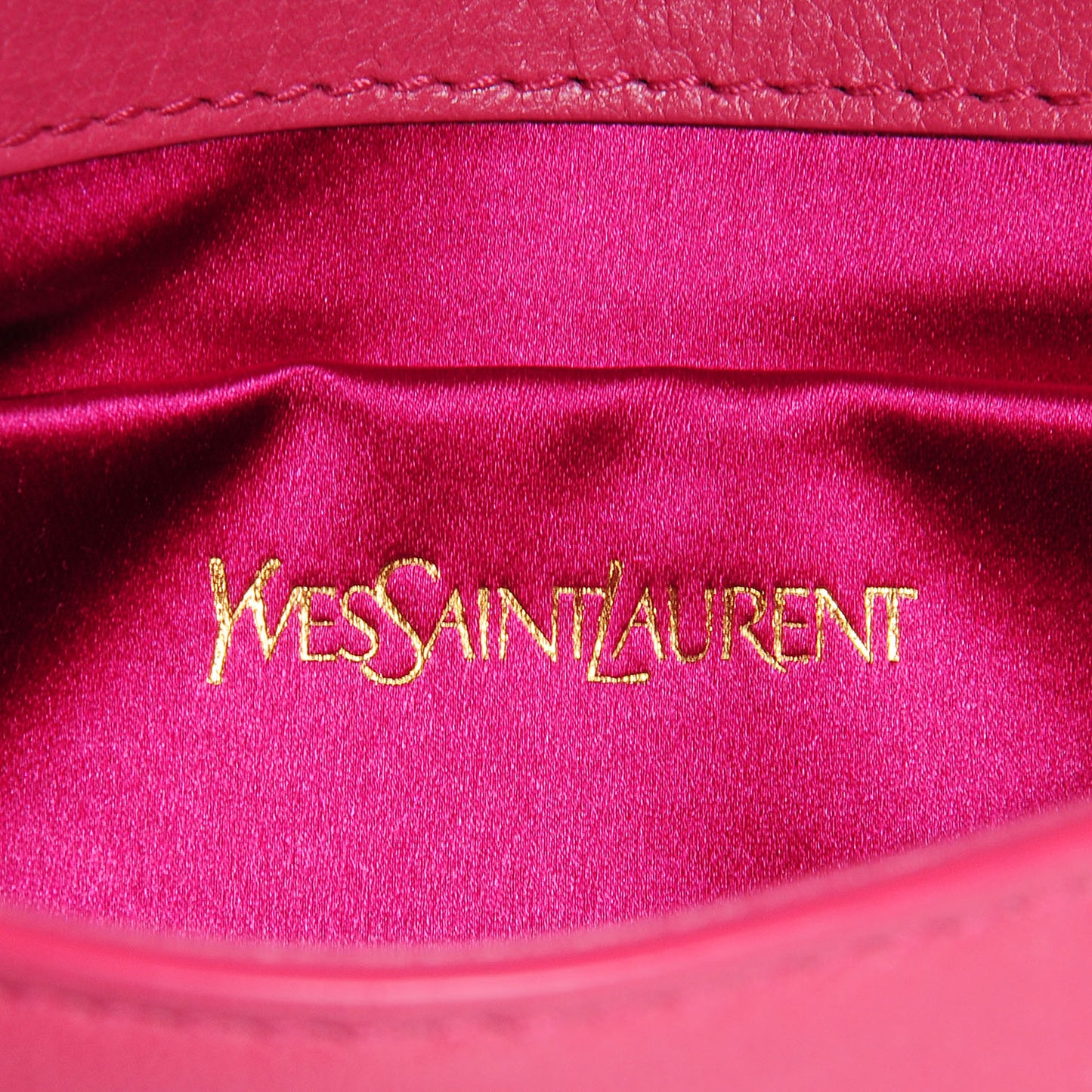 Goatskin Small Belle de Jour Clutch Fuchsia