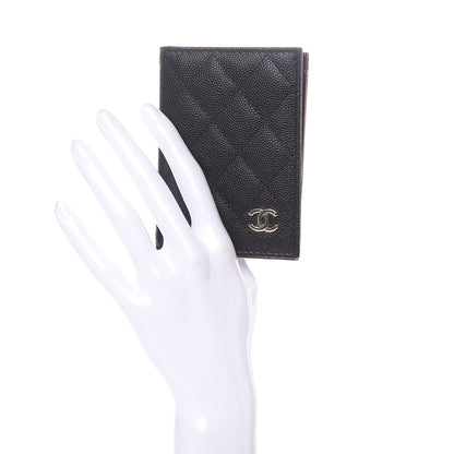 Chanel Caviar Quilted Card Holder Wallet Black 2 of 8