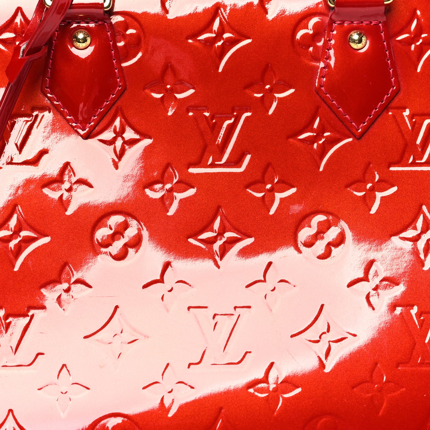 Louis Vuitton Vernis Alma PM Pomme D'Amour 7 of 10