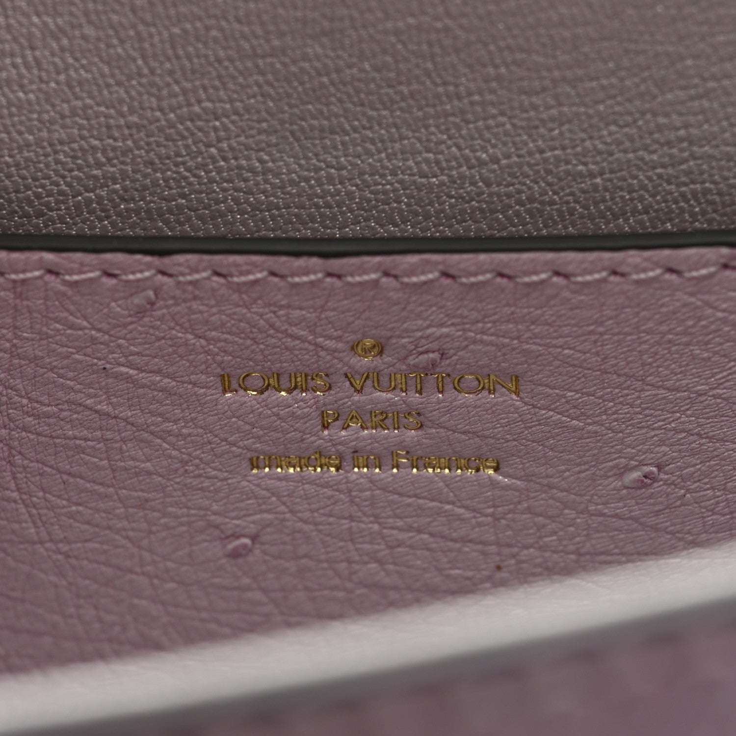 Louis Vuitton Iridescent Ostrich Rose Des Vents Mini Pearly Lilac 7 of 11